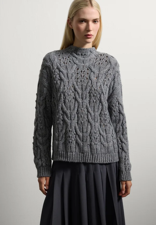 Strickpullover - grey marl