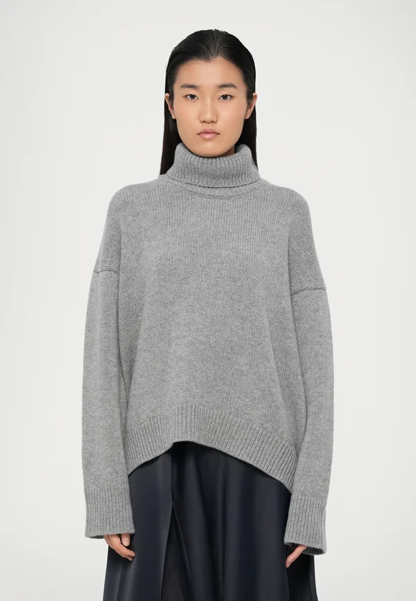 Strickpullover - grey melange