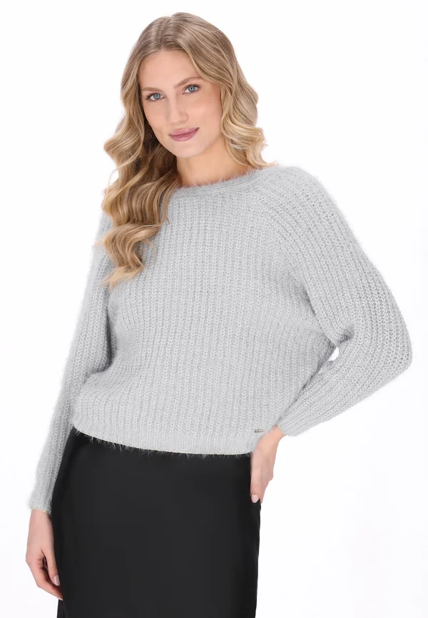 Strickpullover - grey melange