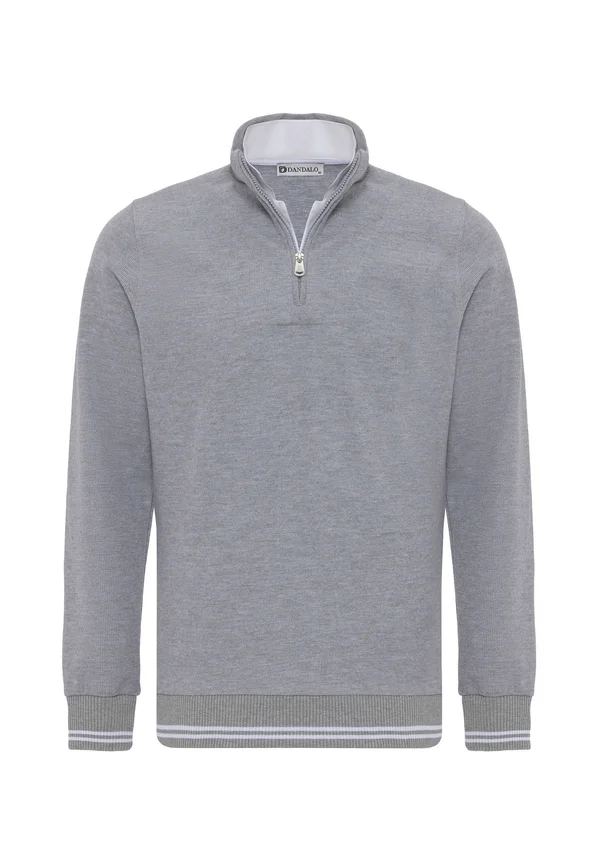 Strickpullover - grey melange