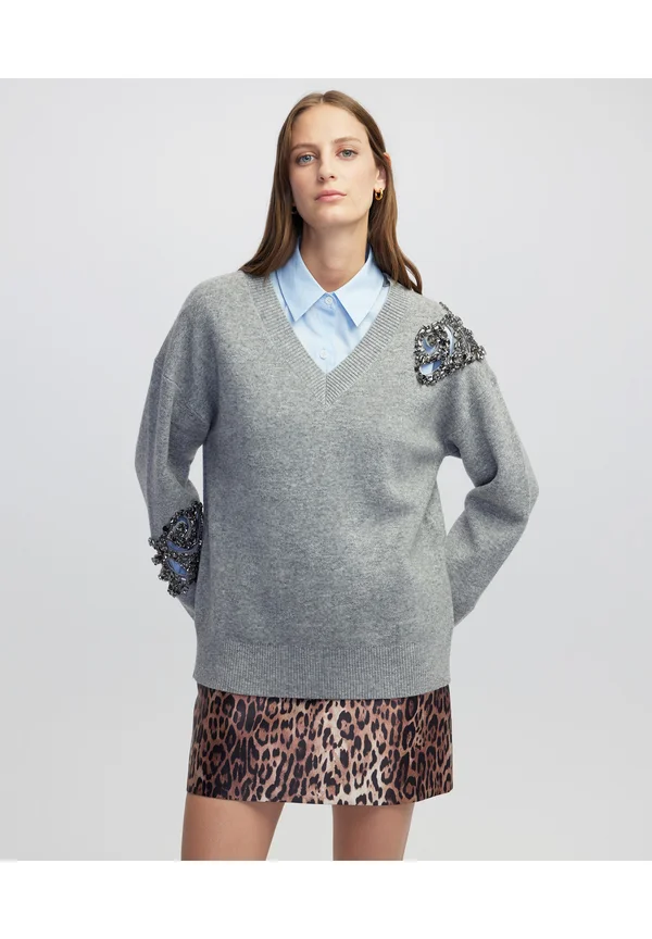 Strickpullover - grey