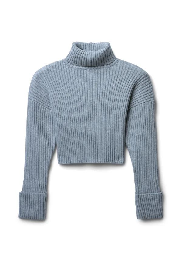 Strickpullover - grigio medio melange