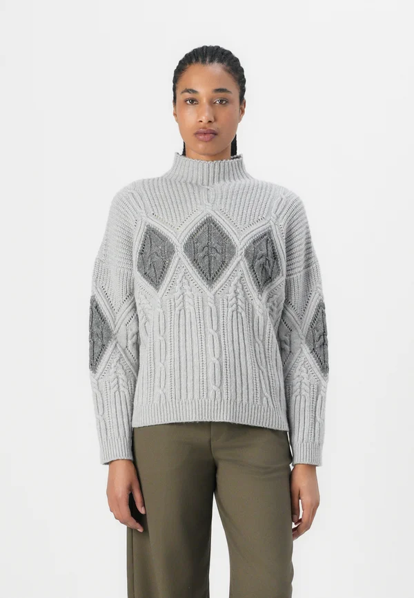 Strickpullover - grigio