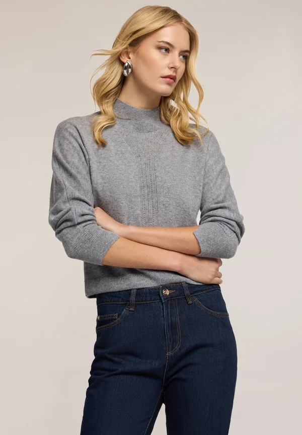 Strickpullover - grigio
