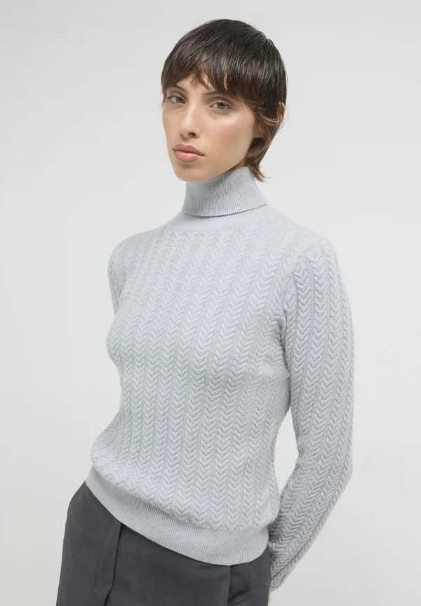 Strickpullover - grigio