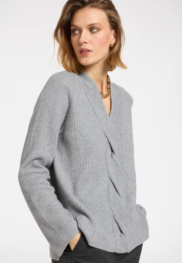 Strickpullover - grigio