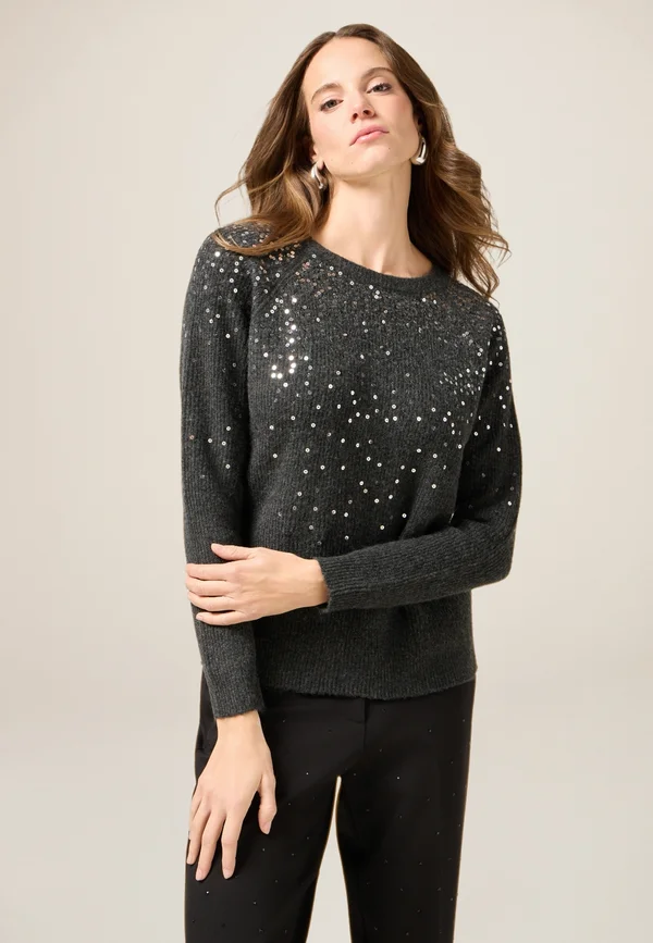 Strickpullover - grigio