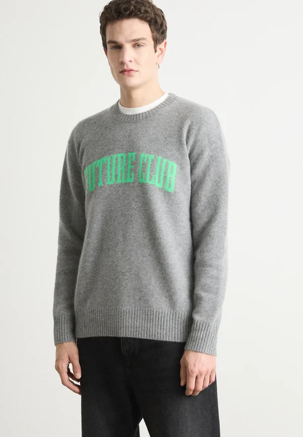 Strickpullover - gris chine fonce