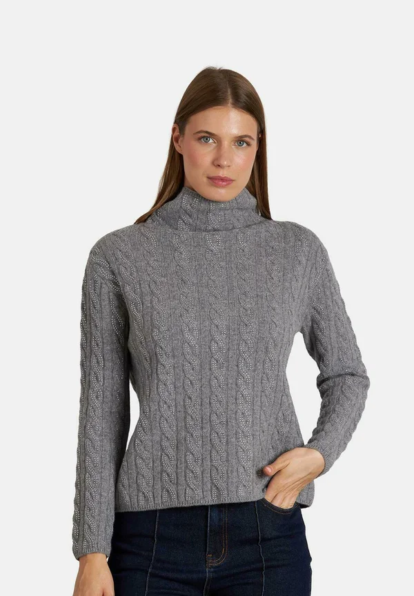 Strickpullover - gris
