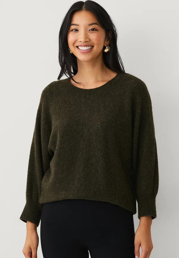 Strickpullover - grün