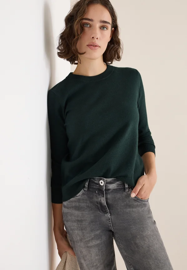 Strickpullover - grün