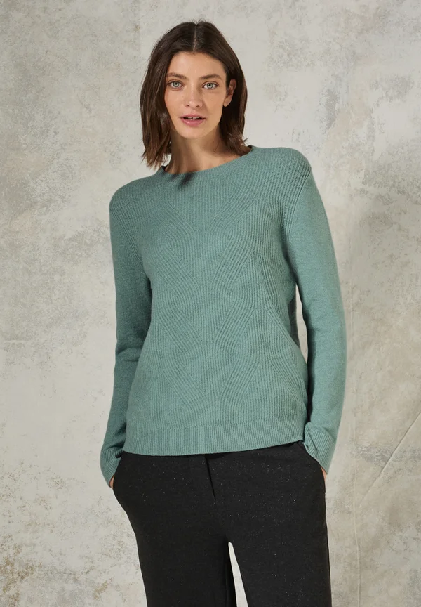 Strickpullover - grün