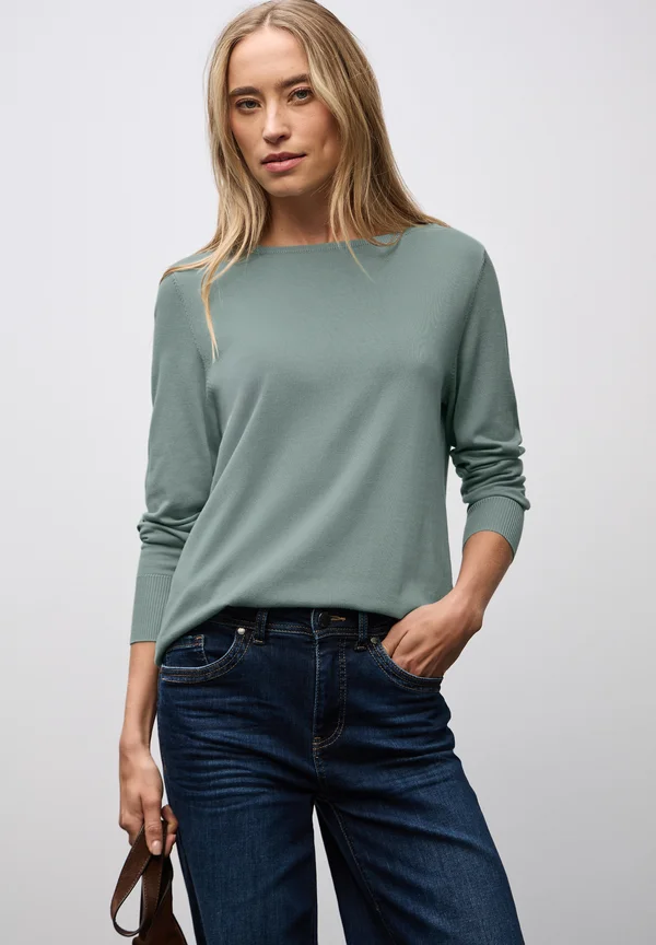 Strickpullover - grün