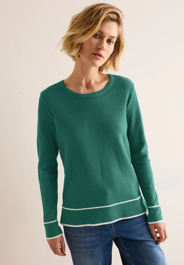 Strickpullover - grün