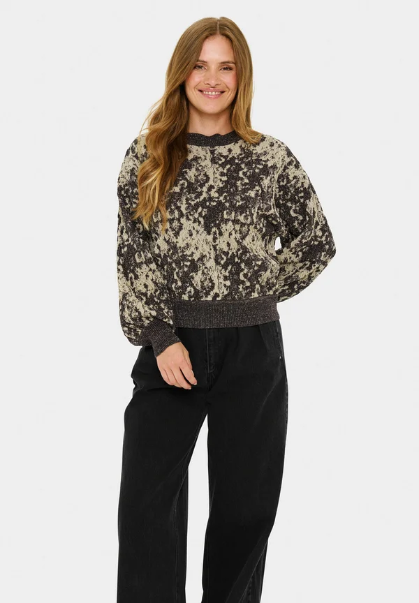 Strickpullover - gunmetal melange