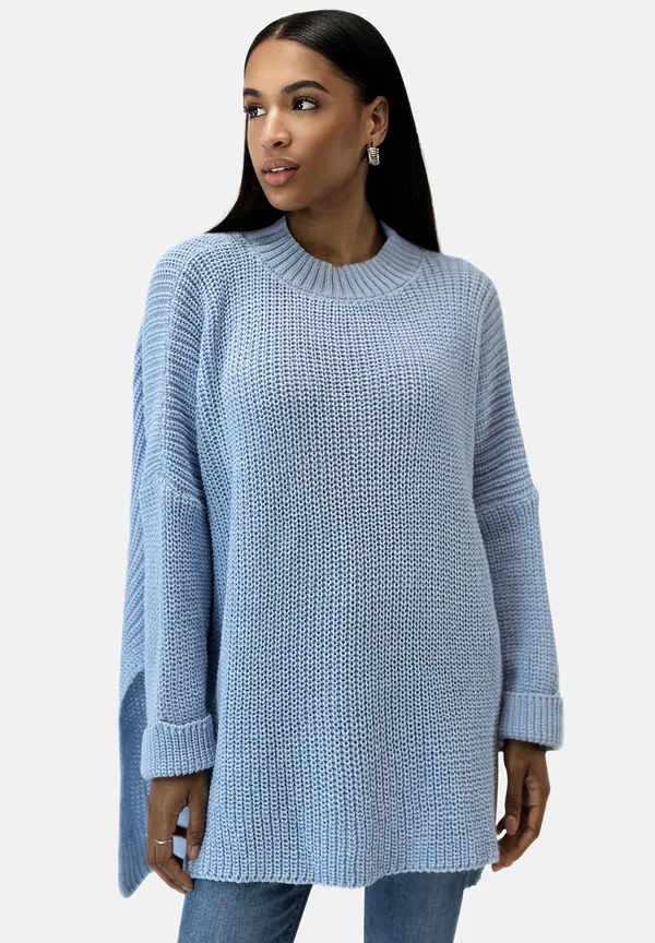 Strickpullover - hellblau
