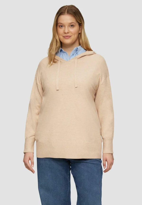 Strickpullover - hellbraun