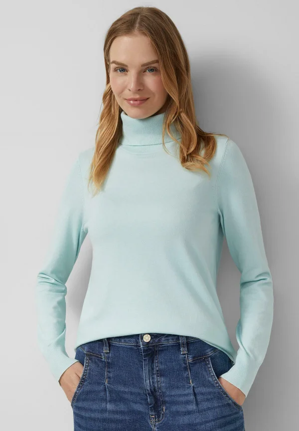Strickpullover - helles türkis