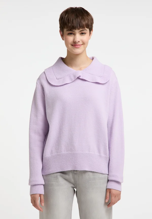 Strickpullover - hellviolett