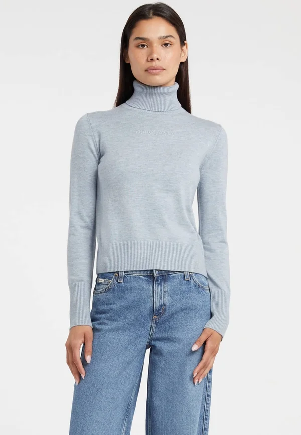 Strickpullover - himmelblau