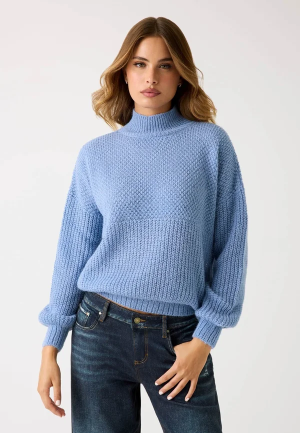 Strickpullover - himmelblau