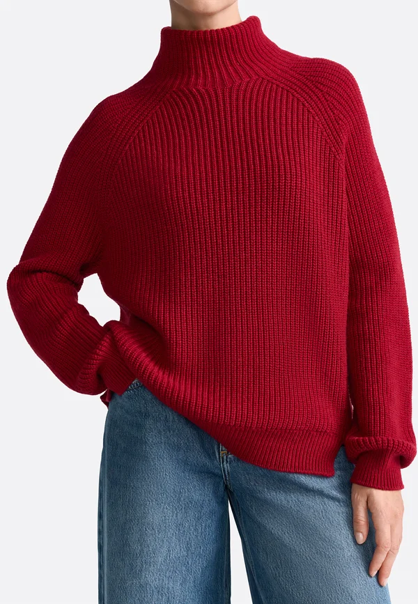 Strickpullover - holiday red