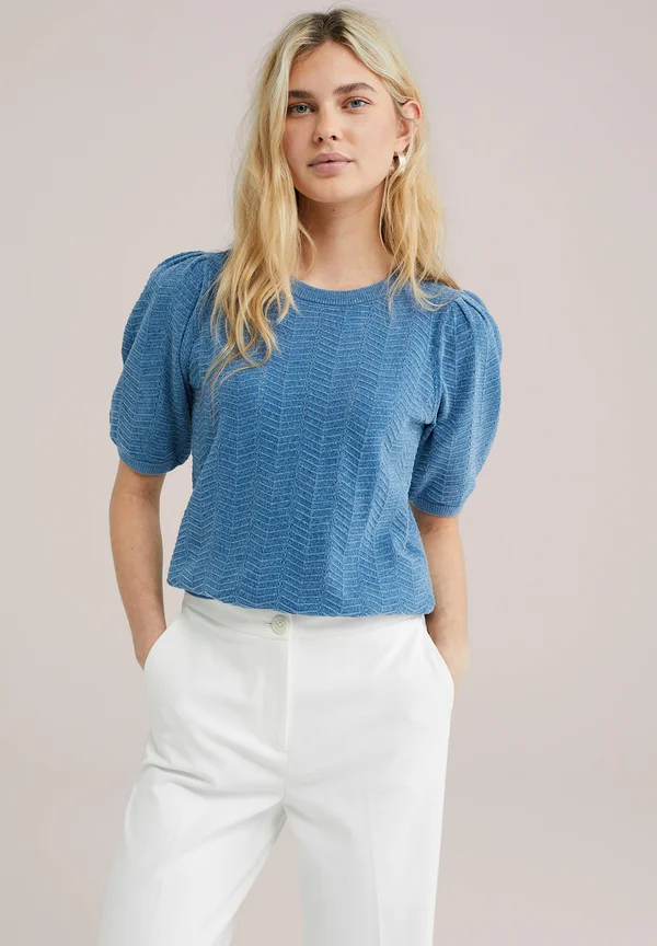 Strickpullover - ice blue