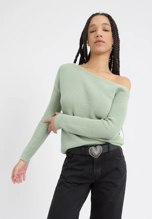 Strickpullover - iceberg green