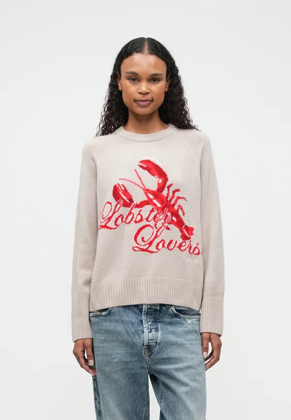 Strickpullover - iced sand