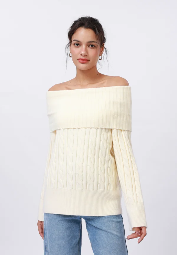 Strickpullover - ivory