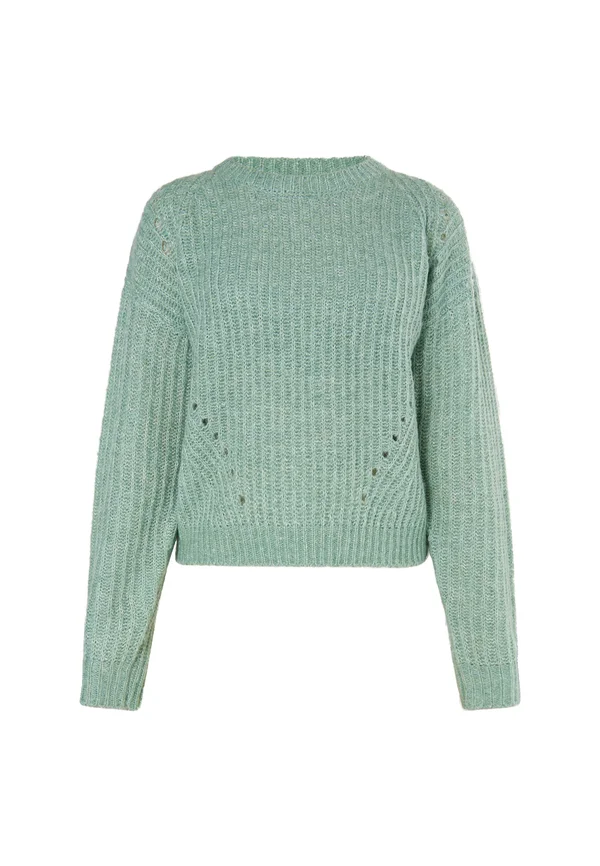 Strickpullover - jadegrün