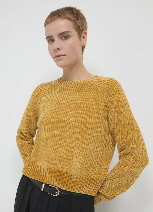 Strickpullover - jaune