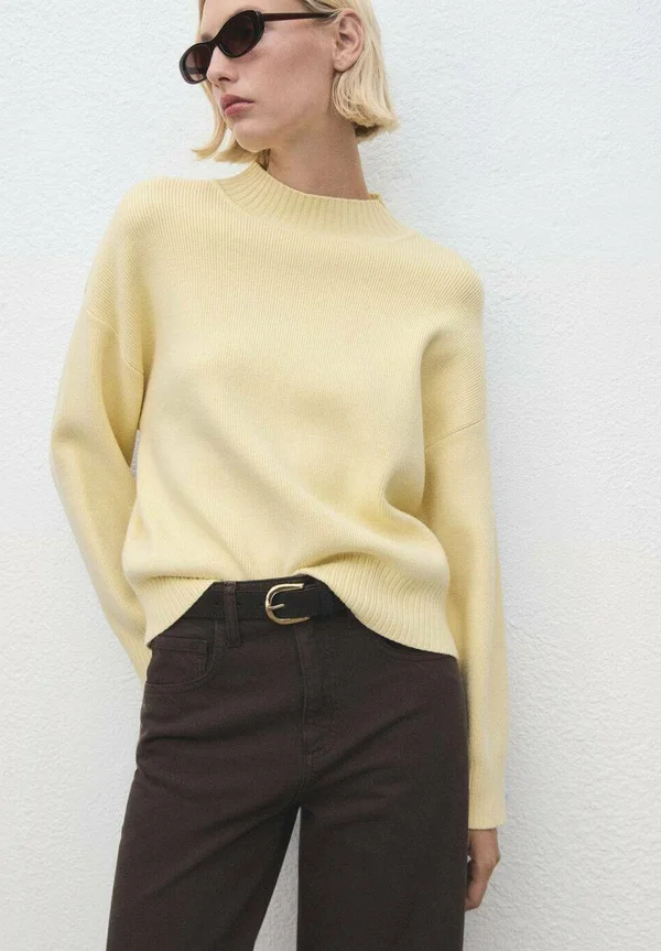 Strickpullover - jaune