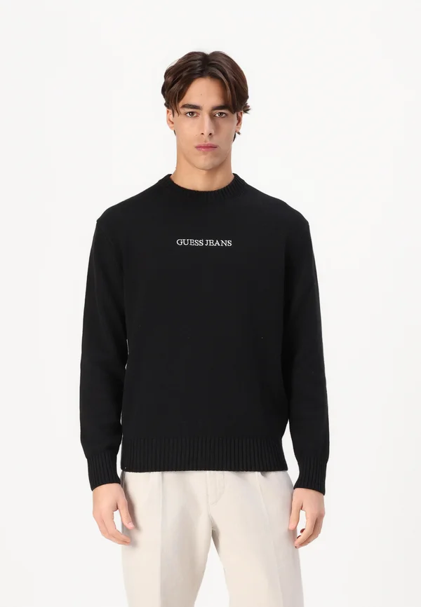 Strickpullover - jet black