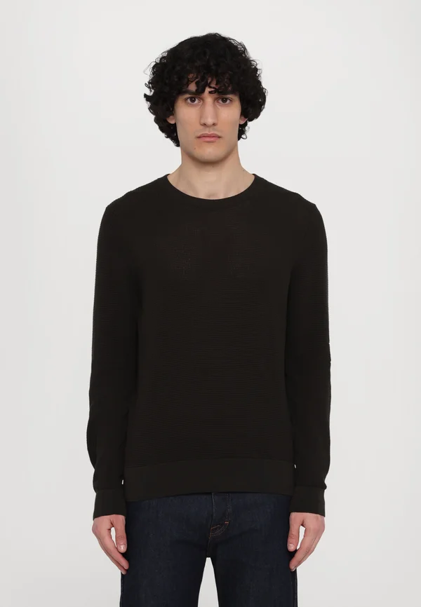Strickpullover - kaki foncé