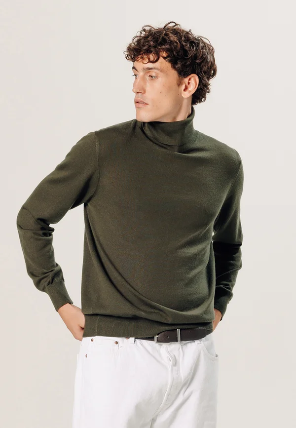 Strickpullover - kaki