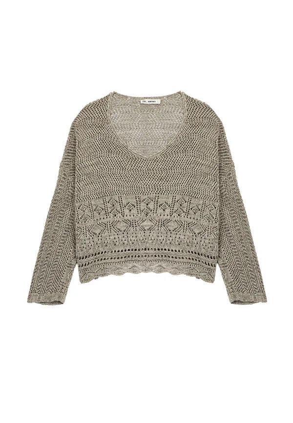 Strickpullover - khaki