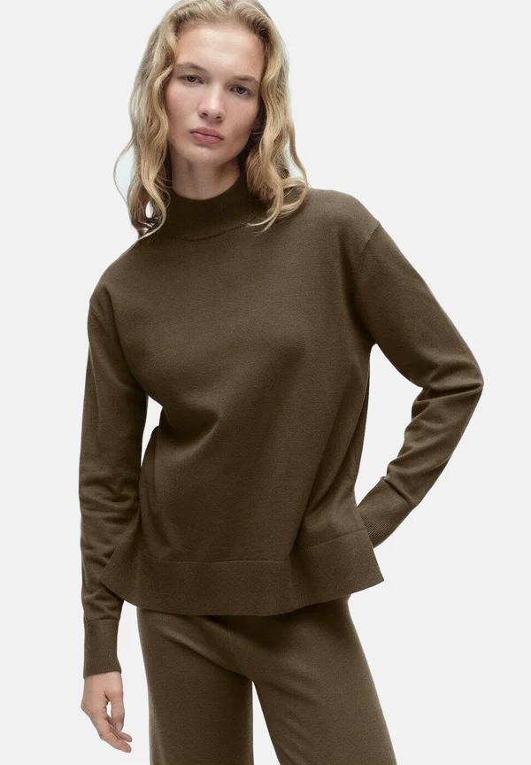 Strickpullover - khaki