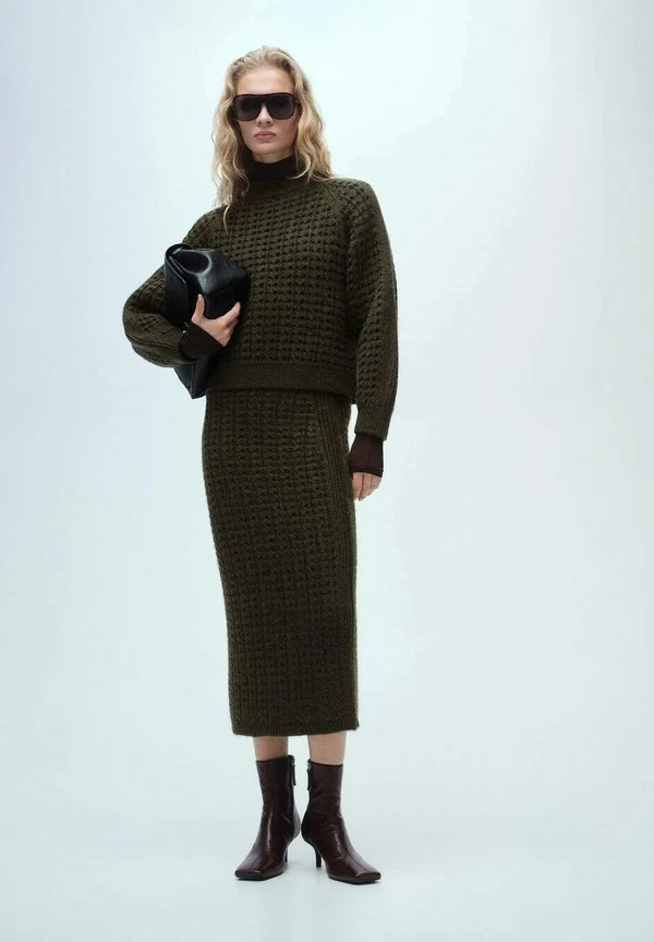 Strickpullover - khaki