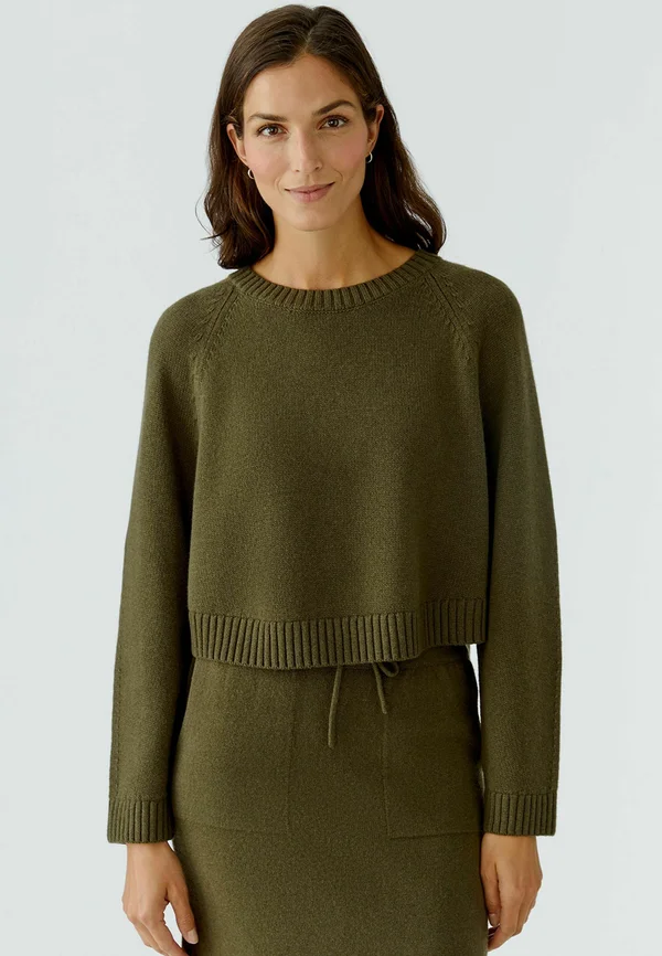 Strickpullover - khaki