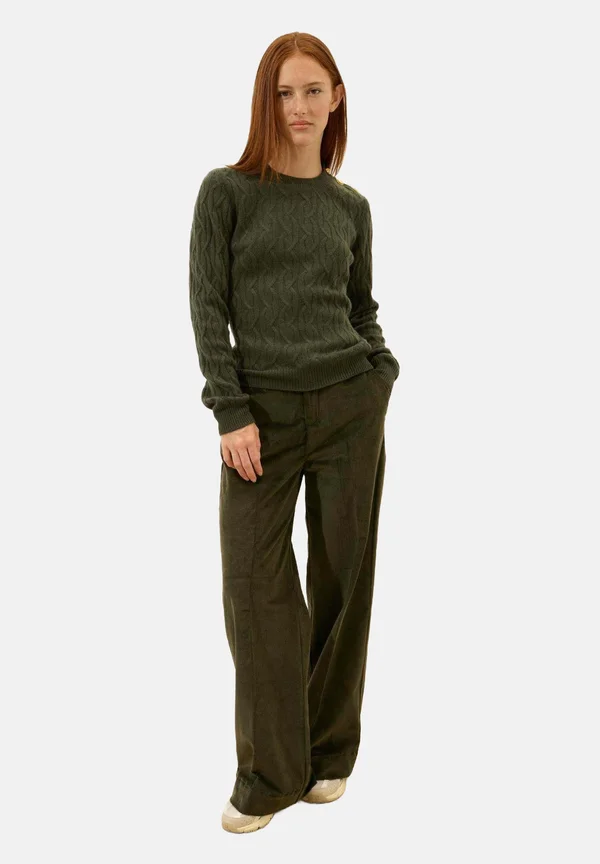 Strickpullover - khaki