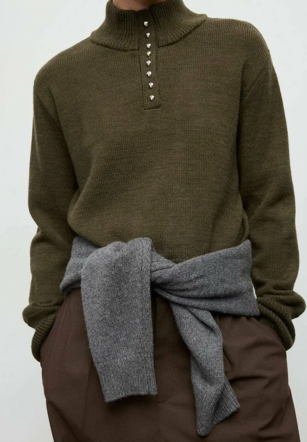 Strickpullover - khaki