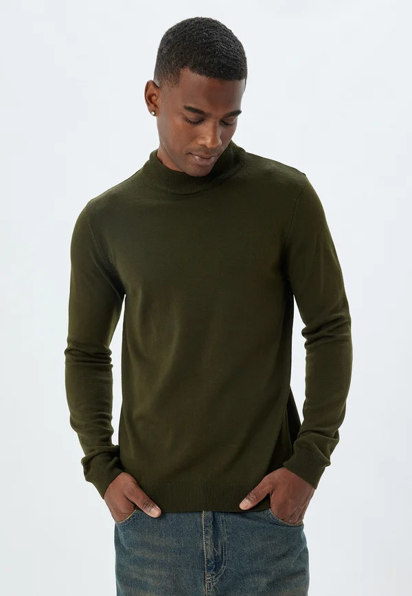 Strickpullover - khaki