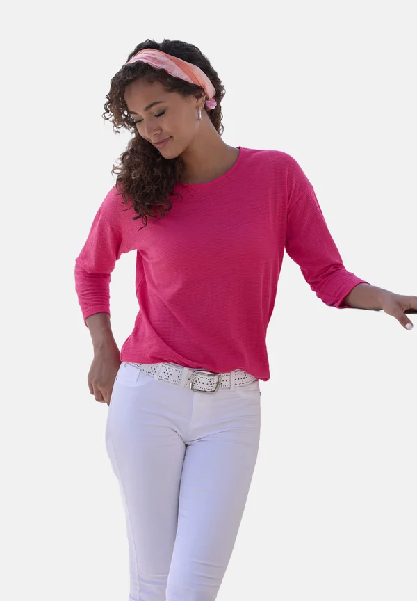 Strickpullover - koralle