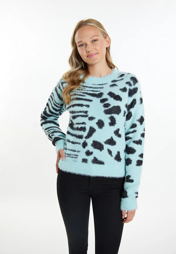 Strickpullover - lagune minze