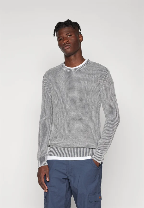 Strickpullover - lead grey
