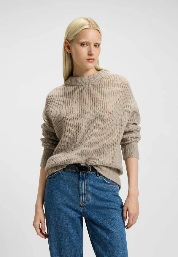 Strickpullover - light beige three