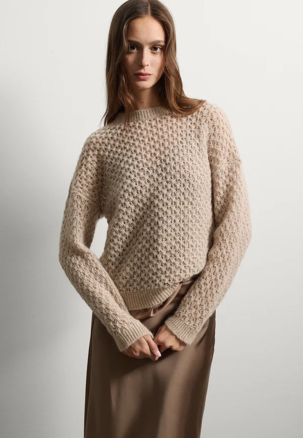 Strickpullover - light beige