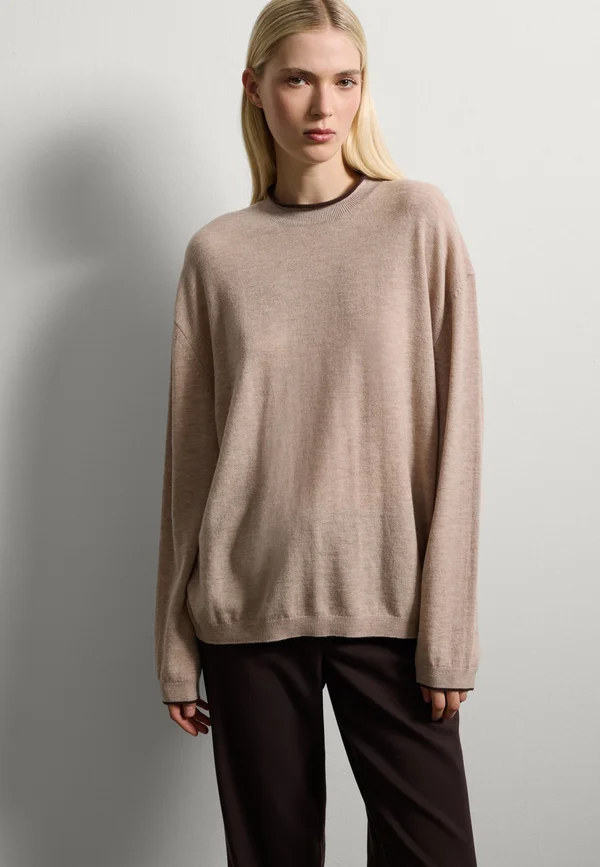 Strickpullover - light beige
