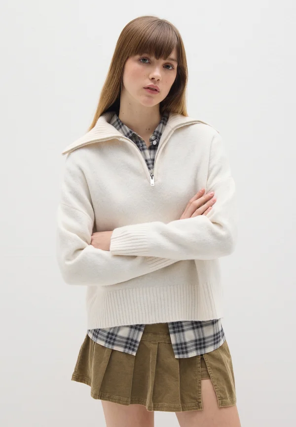 Strickpullover - light beige